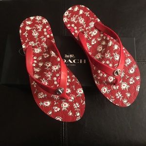 Coach Flip Flops